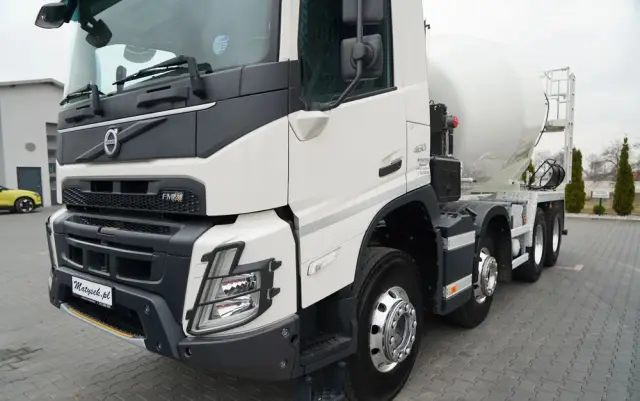 VOLVO FMX 460 / 8x4 / GRUSZKA 9m3 / BETONOMIESZARKA / SCHWING STETTER / 9 M3 / I-SHIFT/ ALUFELGI / EURO 6 