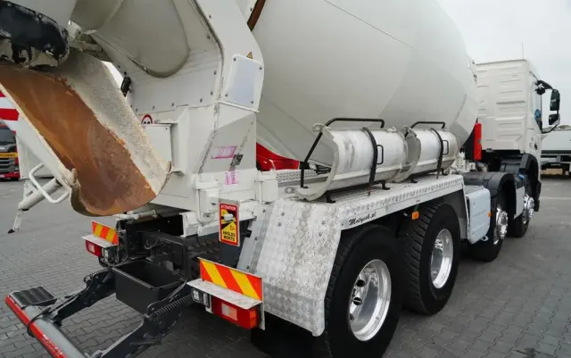 VOLVO FMX 460 / 8x4 / GRUSZKA 9m3 / BETONOMIESZARKA / SCHWING STETTER / 9 M3 / I-SHIFT/ ALUFELGI / EURO 6 