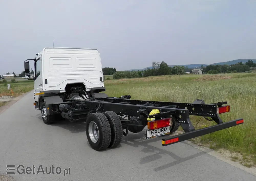 MERCEDES-BENZ ATEGO 1018 RAMA LAWETA NAJAZD POD ZABUDOWĘ STAN IDEALNY SALON POLSKA I-WŁAŚCICIEL 2012R MAŁY PRZEBIEG 