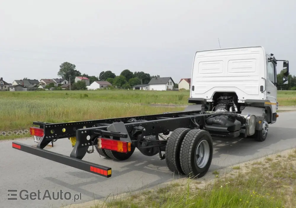 MERCEDES-BENZ ATEGO 1018 RAMA LAWETA NAJAZD POD ZABUDOWĘ STAN IDEALNY SALON POLSKA I-WŁAŚCICIEL 2012R MAŁY PRZEBIEG 