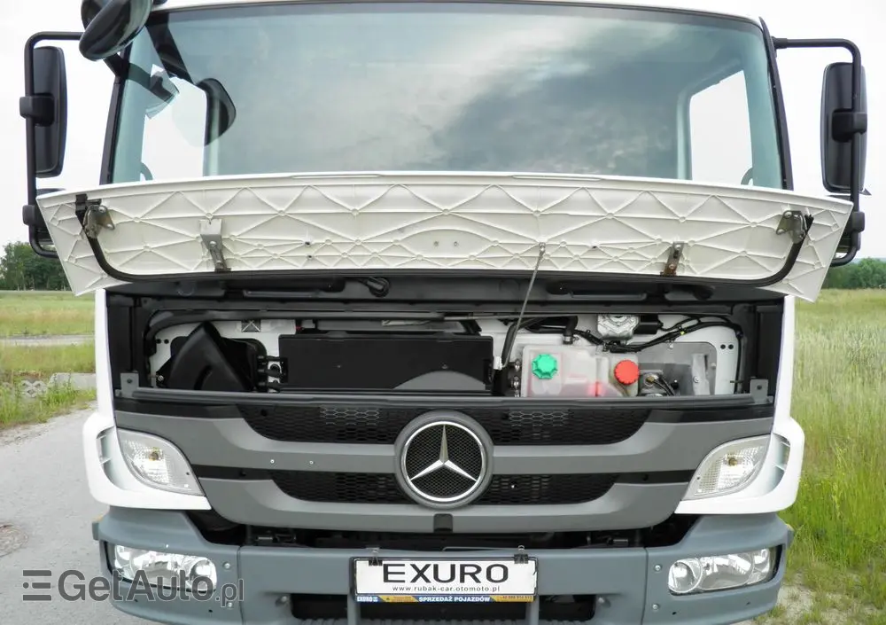 MERCEDES-BENZ ATEGO 1018 RAMA LAWETA NAJAZD POD ZABUDOWĘ STAN IDEALNY SALON POLSKA I-WŁAŚCICIEL 2012R MAŁY PRZEBIEG 