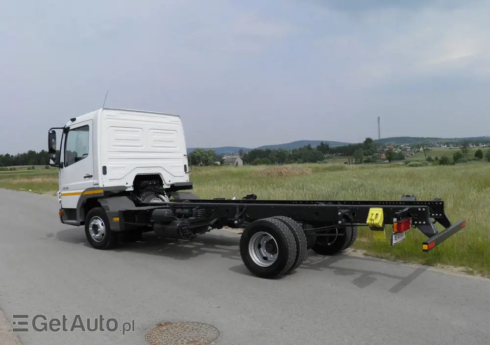 MERCEDES-BENZ ATEGO 1018 RAMA LAWETA NAJAZD POD ZABUDOWĘ STAN IDEALNY SALON POLSKA I-WŁAŚCICIEL 2012R MAŁY PRZEBIEG 