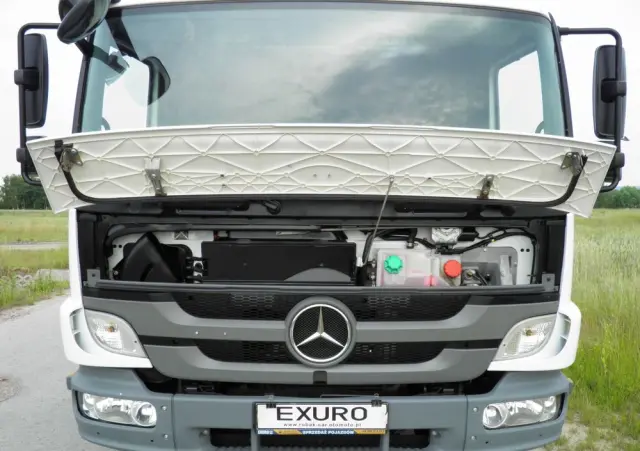 MERCEDES-BENZ ATEGO 1018 RAMA LAWETA NAJAZD POD ZABUDOWĘ STAN IDEALNY SALON POLSKA I-WŁAŚCICIEL 2012R MAŁY PRZEBIEG 