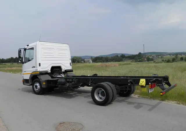 MERCEDES-BENZ ATEGO 1018 RAMA LAWETA NAJAZD POD ZABUDOWĘ STAN IDEALNY SALON POLSKA I-WŁAŚCICIEL 2012R MAŁY PRZEBIEG 