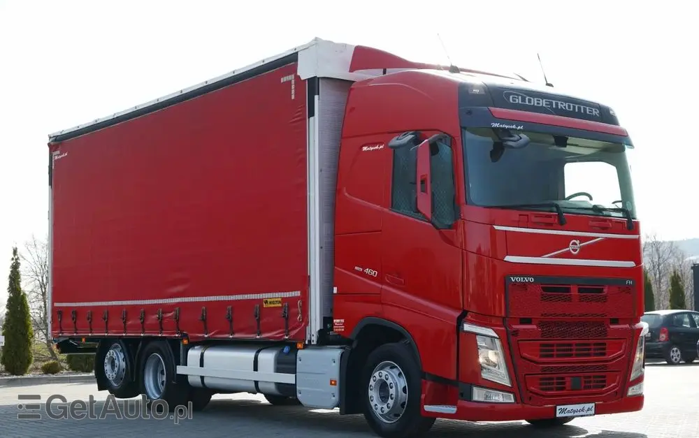 VOLVO FH 460 / FIRANKA 7,4 M  SOLÓWKA / I-SAVE / KLIMA POSTOJOWA / OŚ PODNOSZONA I SKRĘTNA / WIELTON / 