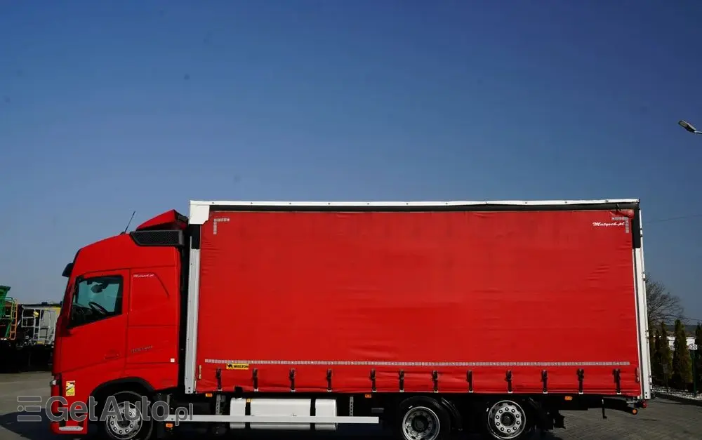 VOLVO FH 460 / FIRANKA 7,4 M  SOLÓWKA / I-SAVE / KLIMA POSTOJOWA / OŚ PODNOSZONA I SKRĘTNA / WIELTON / 