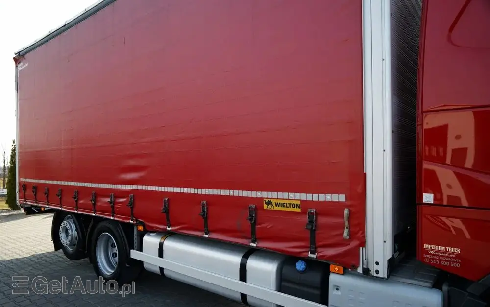 VOLVO FH 460 / FIRANKA 7,4 M  SOLÓWKA / I-SAVE / KLIMA POSTOJOWA / OŚ PODNOSZONA I SKRĘTNA / WIELTON / 