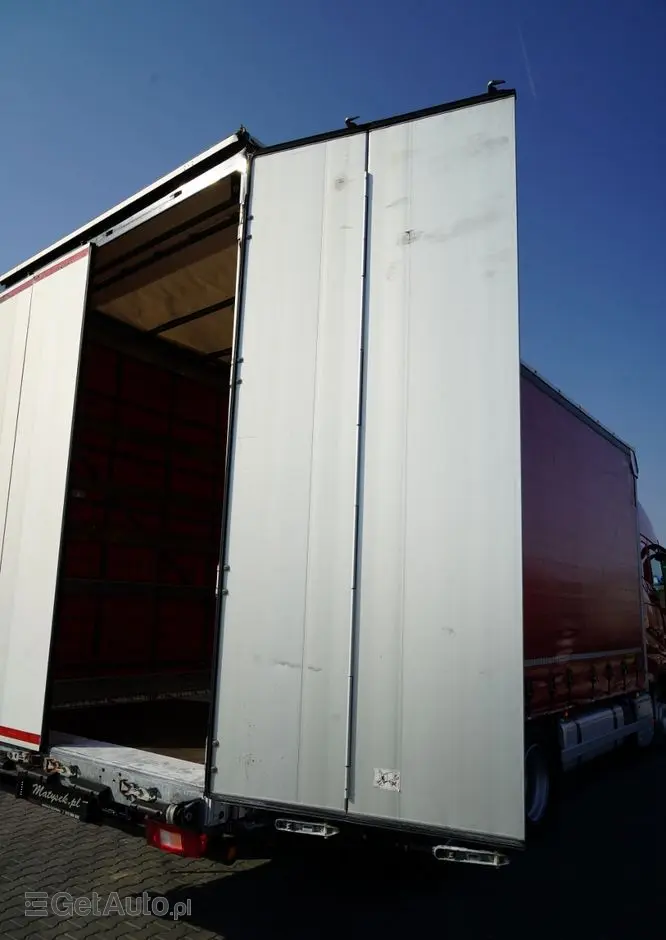 VOLVO FH 460 / FIRANKA 7,4 M  SOLÓWKA / I-SAVE / KLIMA POSTOJOWA / OŚ PODNOSZONA I SKRĘTNA / WIELTON / 