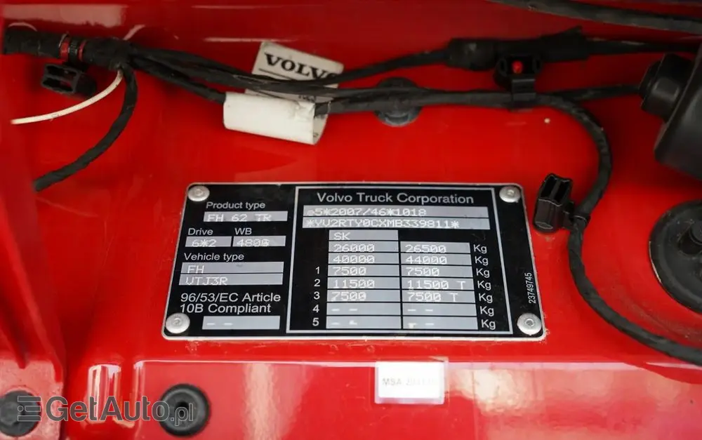 VOLVO FH 460 / FIRANKA 7,4 M  SOLÓWKA / I-SAVE / KLIMA POSTOJOWA / OŚ PODNOSZONA I SKRĘTNA / WIELTON / 