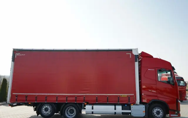 VOLVO FH 460 / FIRANKA 7,4 M  SOLÓWKA / I-SAVE / KLIMA POSTOJOWA / OŚ PODNOSZONA I SKRĘTNA / WIELTON / 