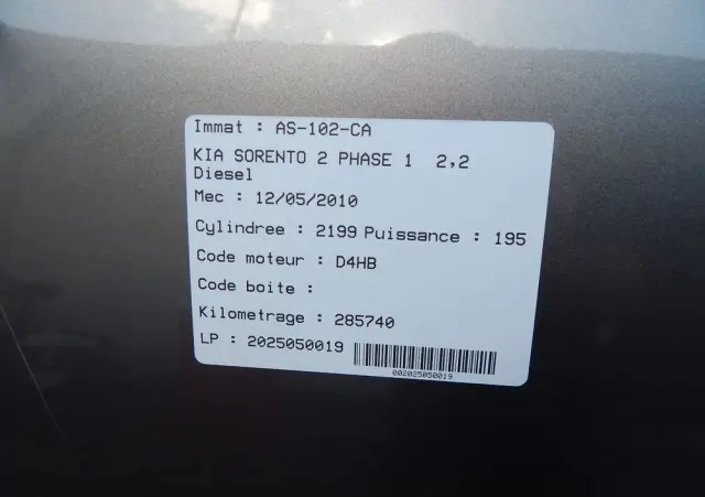 KIA Sorento 2.2 CRDI XL 7os