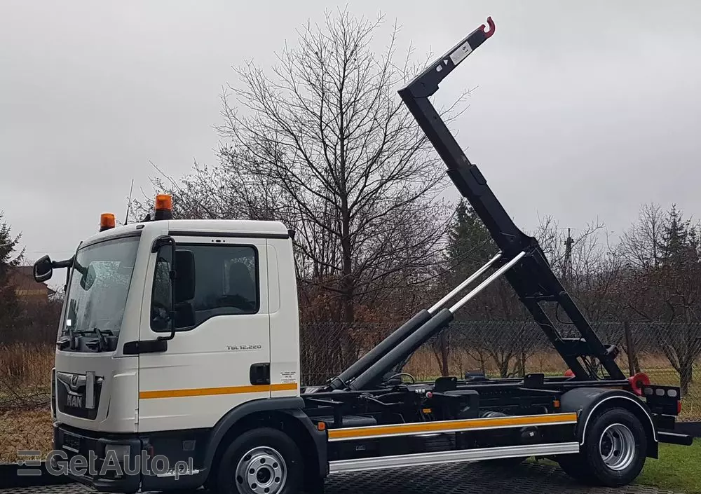 MAN TGL 12.220 HAKOWIEC 4x2 KLIMA DO KONTENERÓW MANUAL 