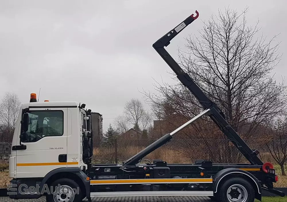 MAN TGL 12.220 HAKOWIEC 4x2 KLIMA DO KONTENERÓW MANUAL 