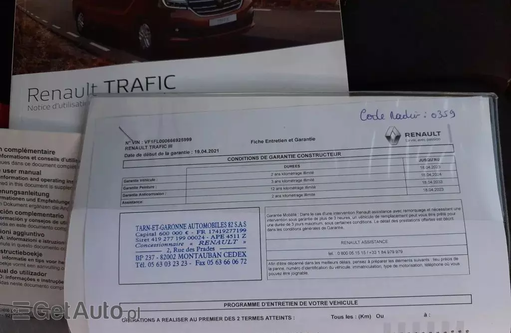 RENAULT Trafic 