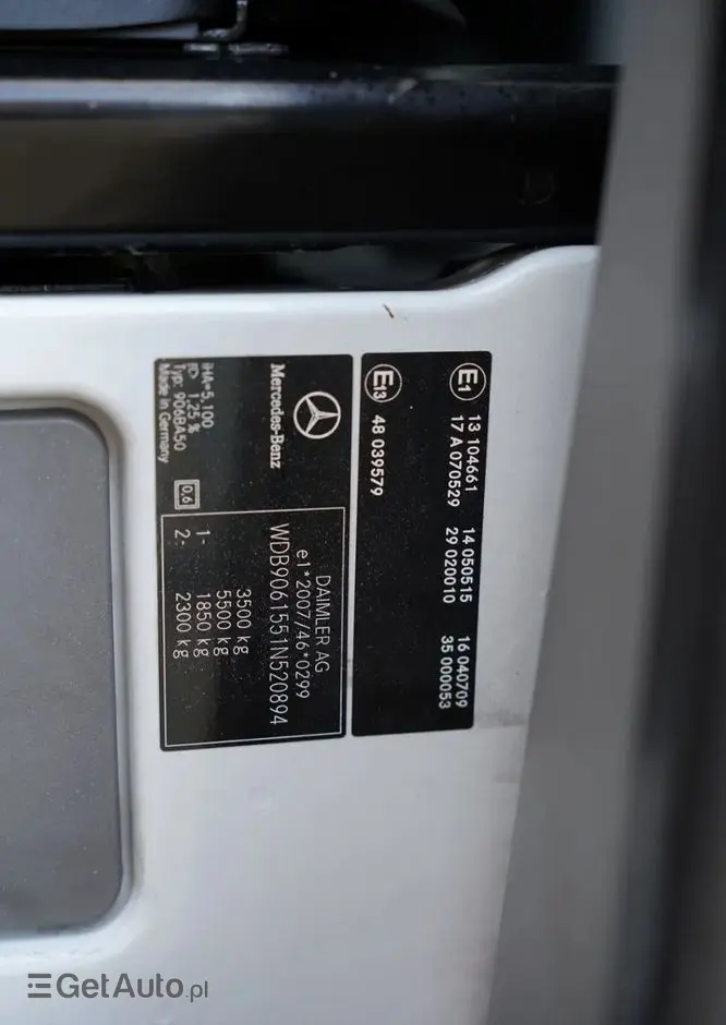 MERCEDES-BENZ SPRINTER / SKRZYNIOWY 4.4 m / MANUAL / BLIŹNIAK 