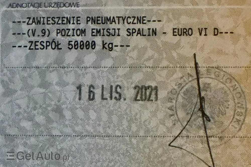 RENAULT Gama T 520 Standard Silnik 13litrów Euro 6 