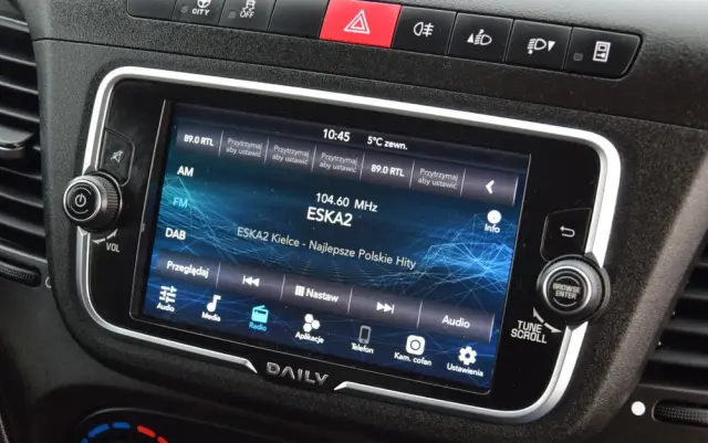 IVECO DAILY MAXI 35S14 / 2.3 - 140 KM / AUTOMAT HI-MATIC / NOWY MODEL / 3 OSOBY / DOSTAWCZE / BLASZAK / KAMERA COFANIA / TEMPOMAT / KLIMA / 2022 / SERWISOWANY / SPROWADZONY Z NIEMIEC 