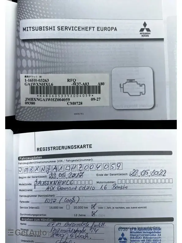 MITSUBISHI ASX 1.6 2WD Diamant Edition+