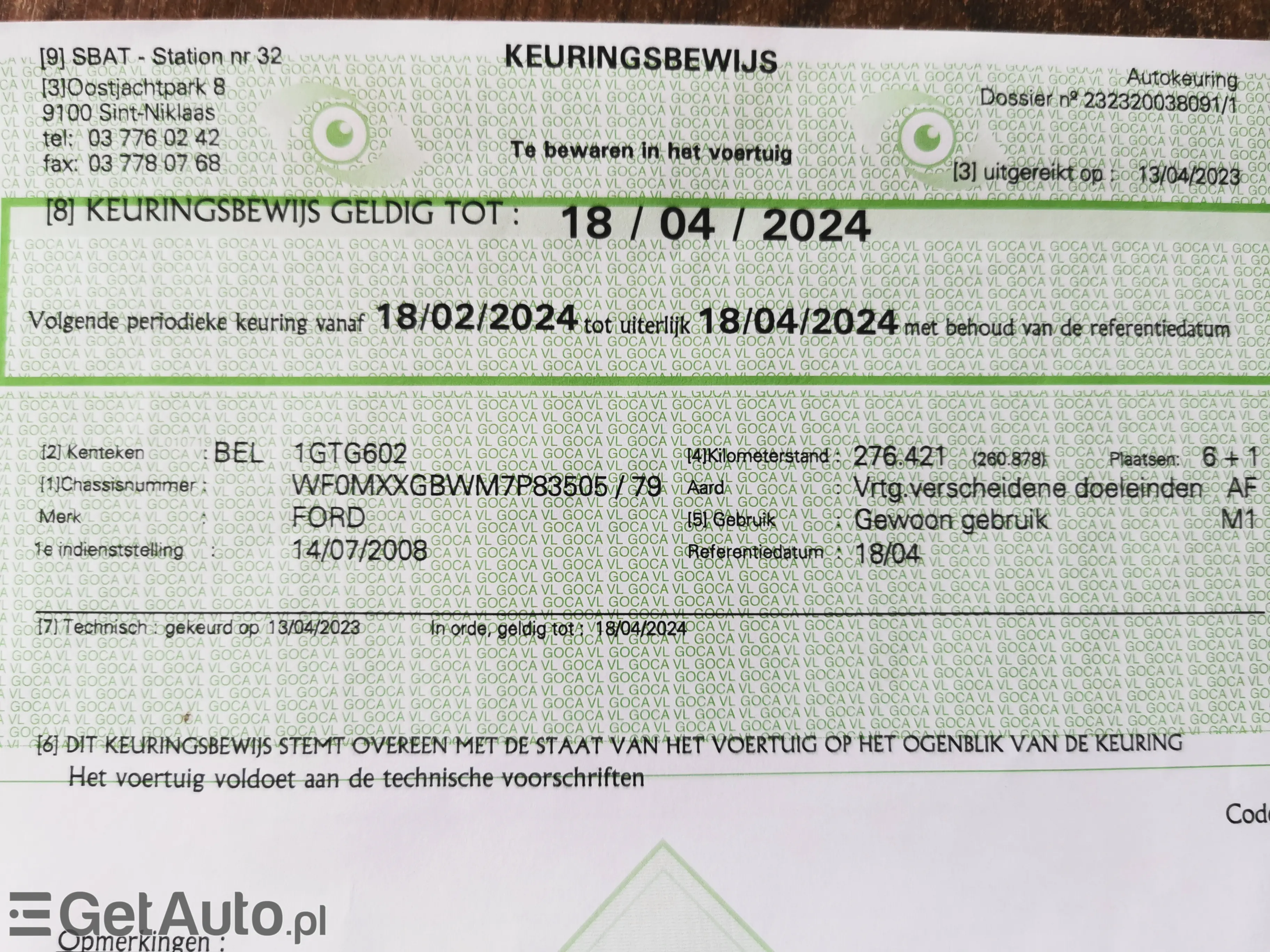 FORD Galaxy Ambiente