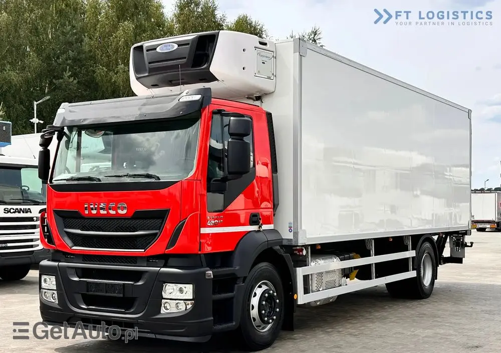 IVECO STRALIS 420 euro 6 / Chłodnia /Carrier Supra 1150 SILENT / Winda / 19 paletowe / STAN IDEALNY! 
