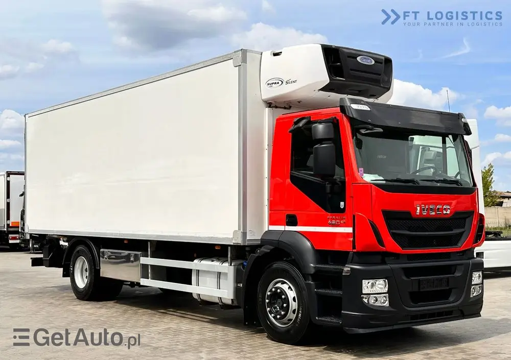 IVECO STRALIS 420 euro 6 / Chłodnia /Carrier Supra 1150 SILENT / Winda / 19 paletowe / STAN IDEALNY! 