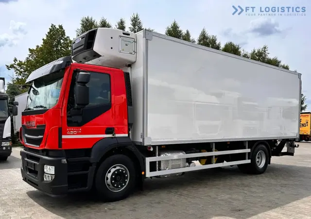 IVECO STRALIS 420 euro 6 / Chłodnia /Carrier Supra 1150 SILENT / Winda / 19 paletowe / STAN IDEALNY! 