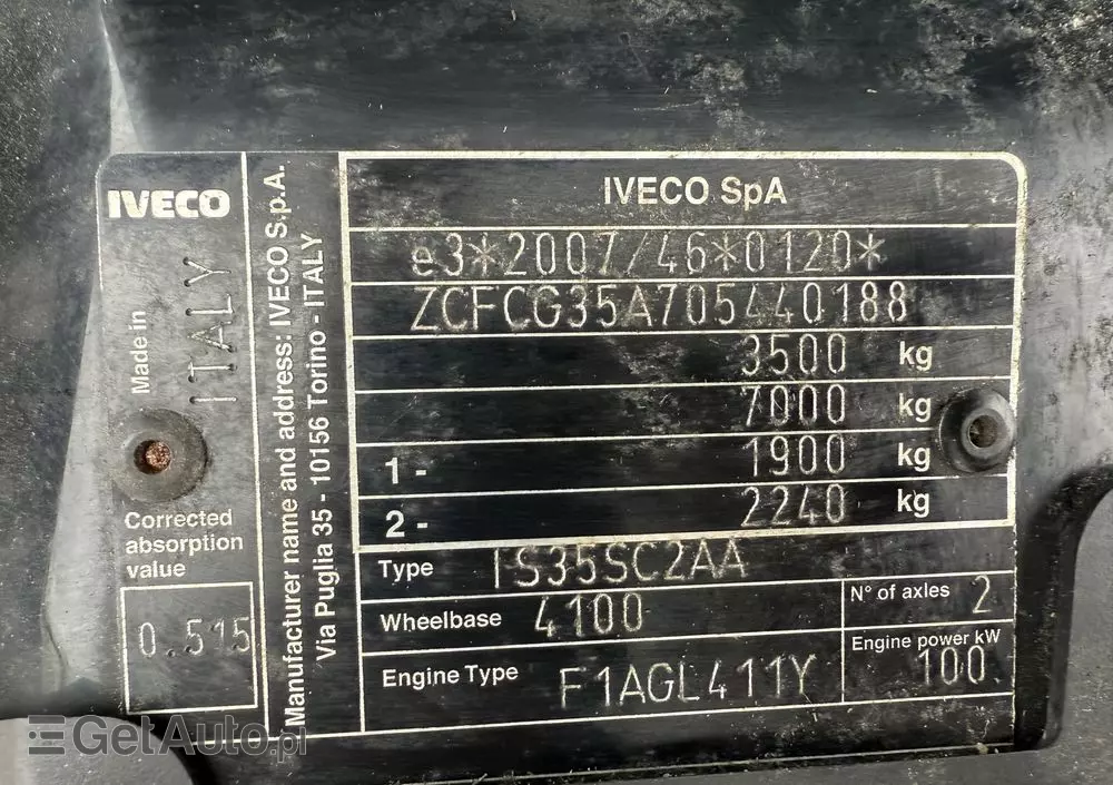 IVECO 2021/Daily 35-140 A8V/MAXI/ Automat Hi-Matic/full LED reflektory/Klima/PDC/tempomat/fotel comfort 