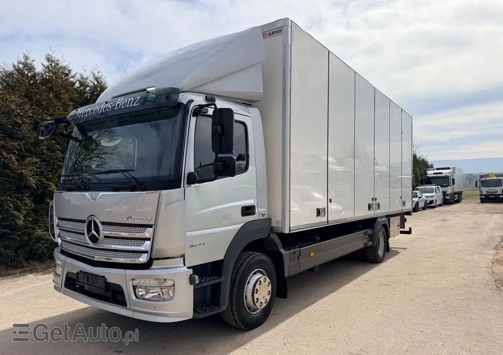 MERCEDES-BENZ ATEGO 1527 /EURO 6 /KONTENER+WINDA/IZOTERMA/ASO/NISKI PRZEBIEG/ 
