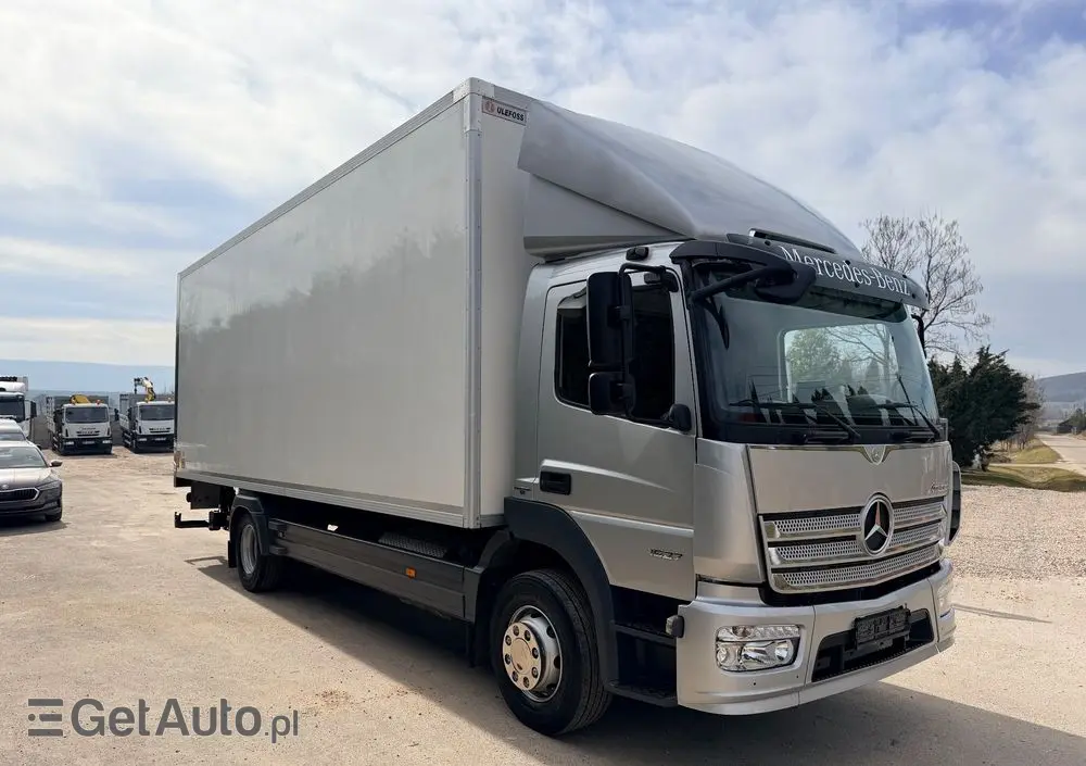 MERCEDES-BENZ ATEGO 1527 /EURO 6 /KONTENER+WINDA/IZOTERMA/ASO/NISKI PRZEBIEG/ 