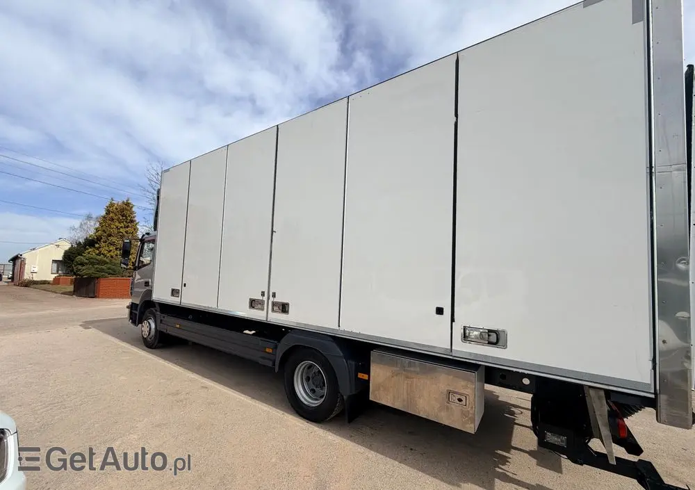 MERCEDES-BENZ ATEGO 1527 /EURO 6 /KONTENER+WINDA/IZOTERMA/ASO/NISKI PRZEBIEG/ 