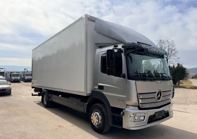 MERCEDES-BENZ ATEGO 1527 /EURO 6 /KONTENER+WINDA/IZOTERMA/ASO/NISKI PRZEBIEG/ 