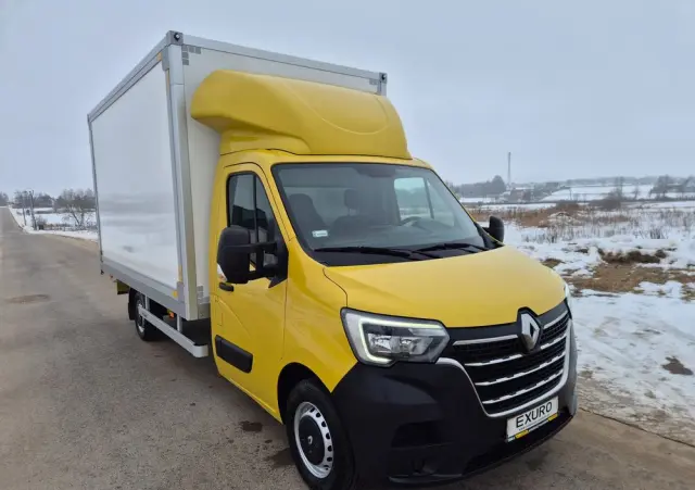 RENAULT MASTER 2.3 DCI 146KM KONTENER 8EP SALON PL I-WŁAŚCICIEL LIFT LED KLIMA ELEKTRYKA 2020R 