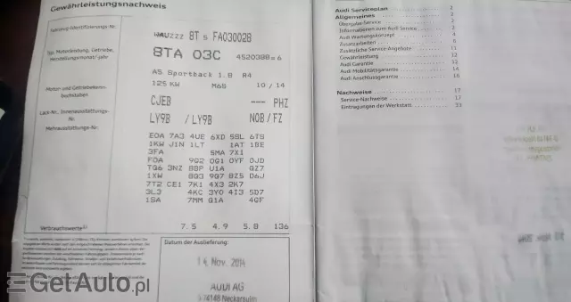 AUDI A5 1.8 TFSI Sportback