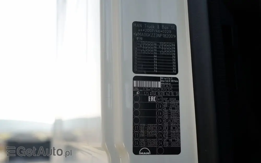 MAN TGX 18.510 / GM / RETARDER / KLIMA POSTOJOWA  / NAVI 