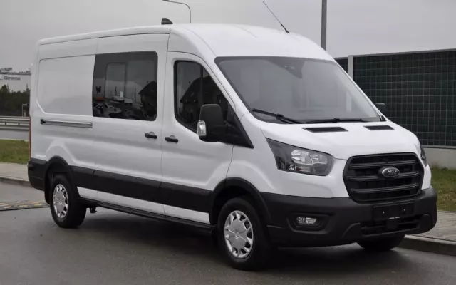 FORD TRANSIT L3H2 DCiV RWD TREND 7os BRYGADOWY FABRYCZNIE NOWY DOSTĘPNY OD RĘKI NA GWARANCJI 