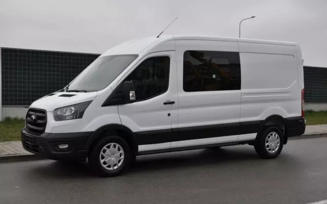 FORD TRANSIT L3H2 DCiV RWD TREND 7os BRYGADOWY FABRYCZNIE NOWY DOSTĘPNY OD RĘKI NA GWARANCJI 