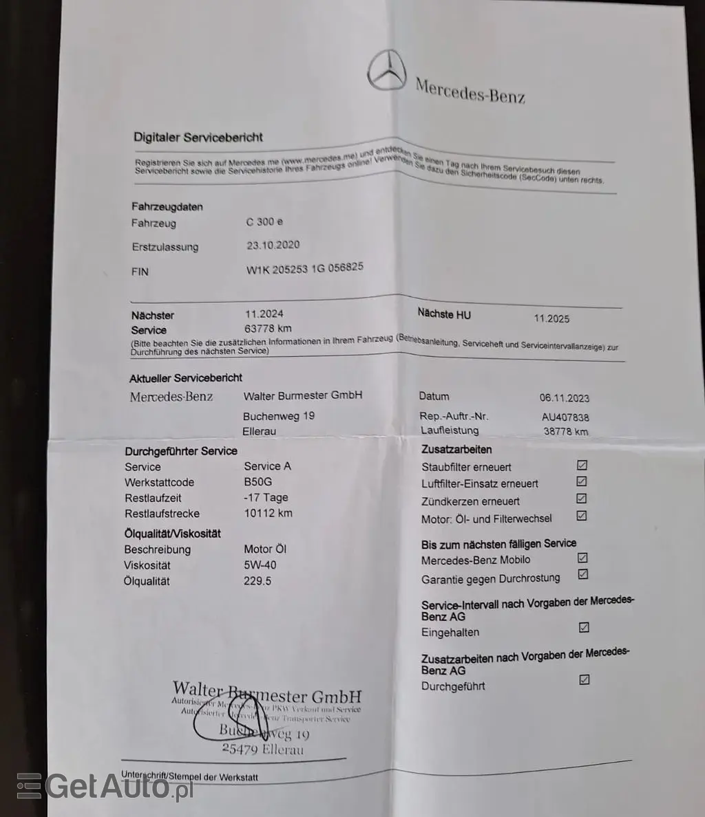 MERCEDES-BENZ Klasa C 