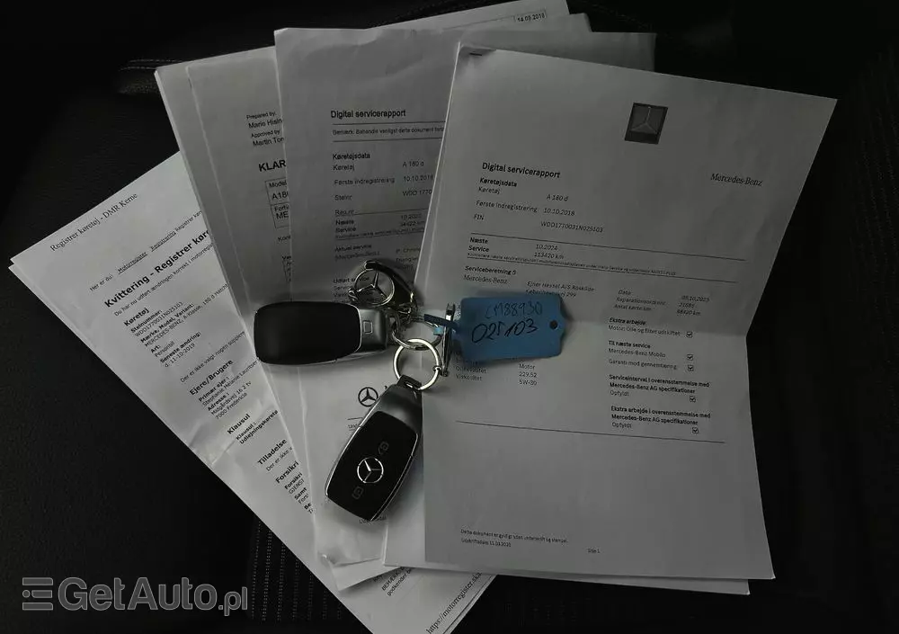 MERCEDES-BENZ Klasa A 180 d 7G-DCT