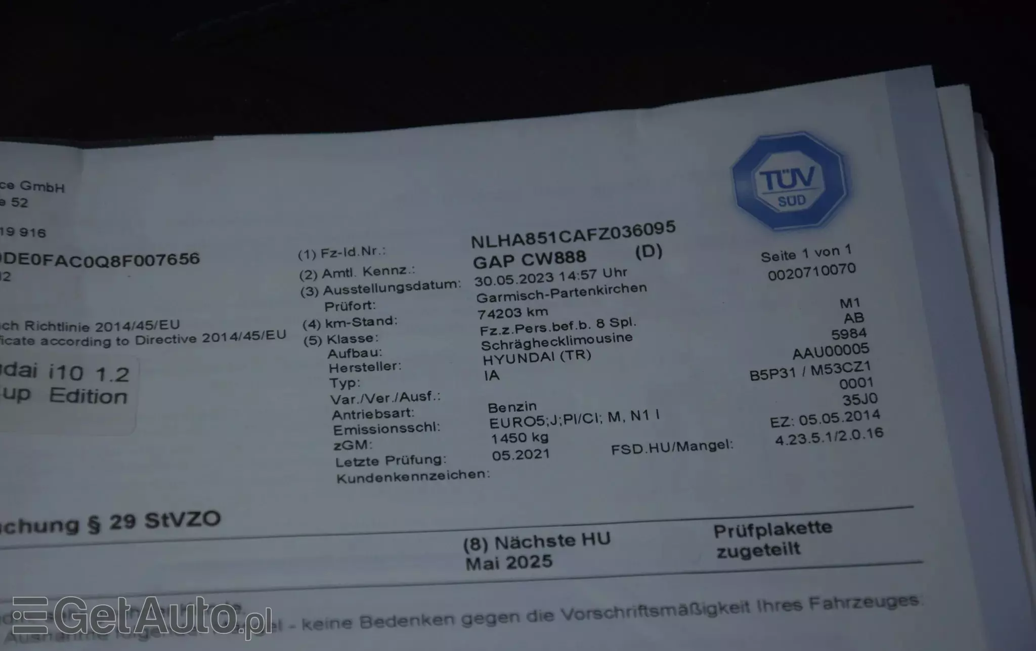 HYUNDAI I10 1.2 Fifa World Cup Edition