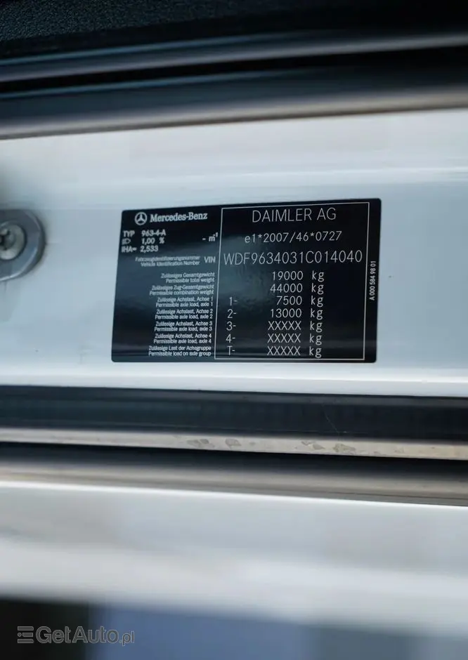 MERCEDES-BENZ ACTROS 1846 / STREAM SPACE / EURO 6 