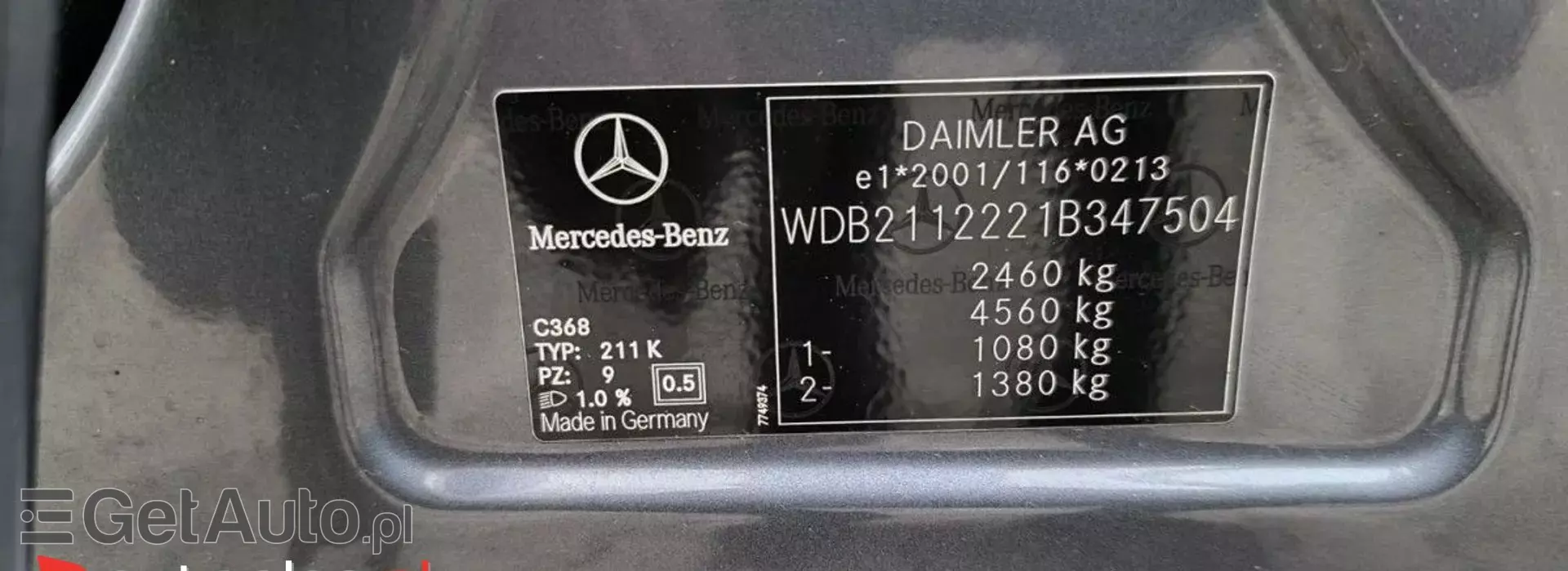 MERCEDES-BENZ Klasa E 