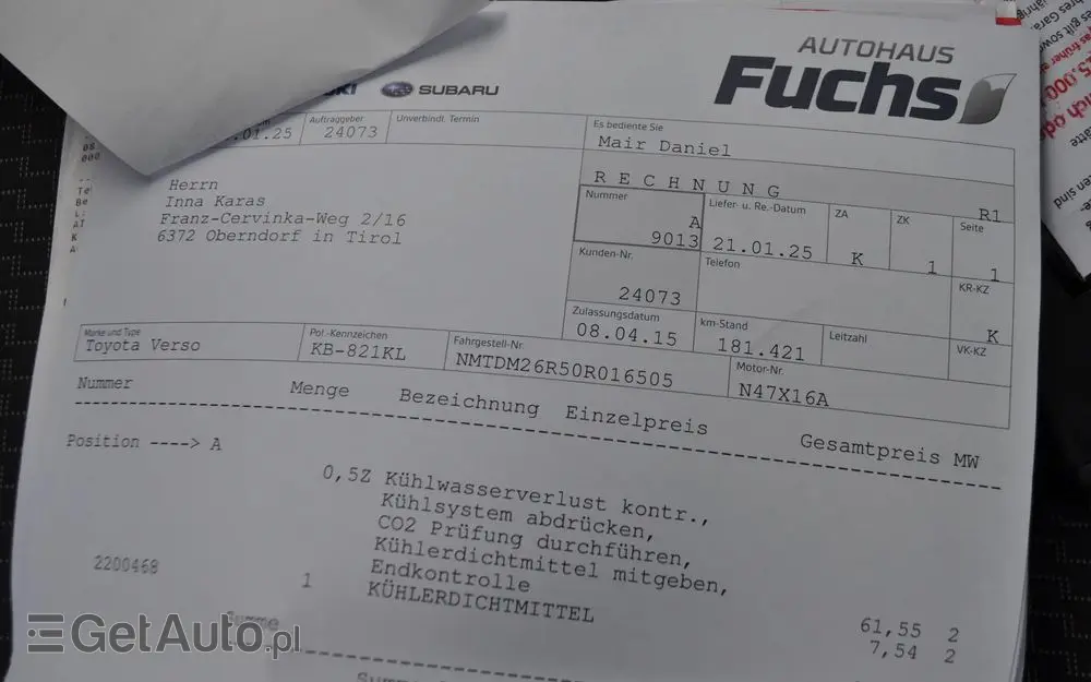 TOYOTA Verso 1.6 D-4D 5-Sitzer Start/Stop Comfort