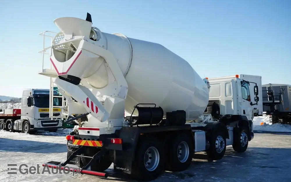 DAF CF 440 / 8x4 / BETONOMIESZARKA SCHWING STETTER / GRUSZKA 9 M3 / AUTOMAT / KAMERA / 