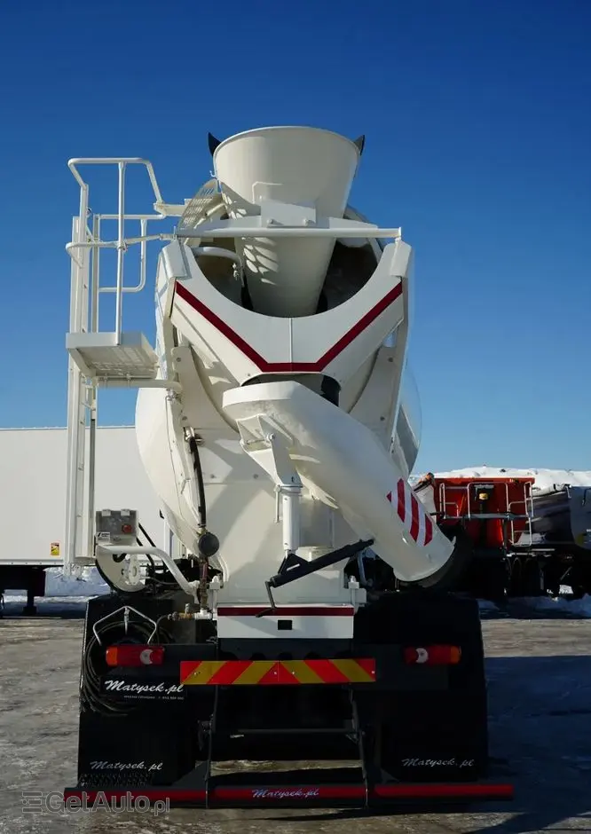 DAF CF 440 / 8x4 / BETONOMIESZARKA SCHWING STETTER / GRUSZKA 9 M3 / AUTOMAT / KAMERA / 