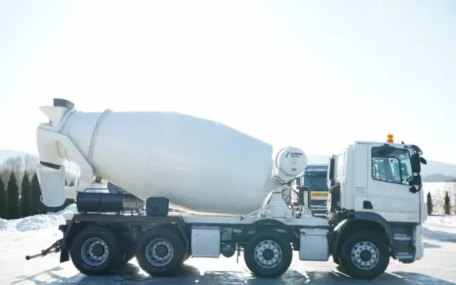 DAF CF 440 / 8x4 / BETONOMIESZARKA SCHWING STETTER / GRUSZKA 9 M3 / AUTOMAT / KAMERA / 