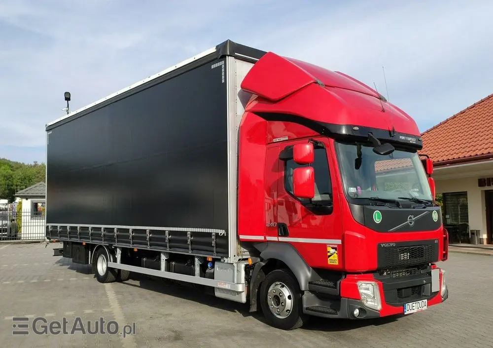 VOLVO FL12.240 E6 Firana Tył Drzwi Dach Zsuwany Bogato Wyposażony !!! 