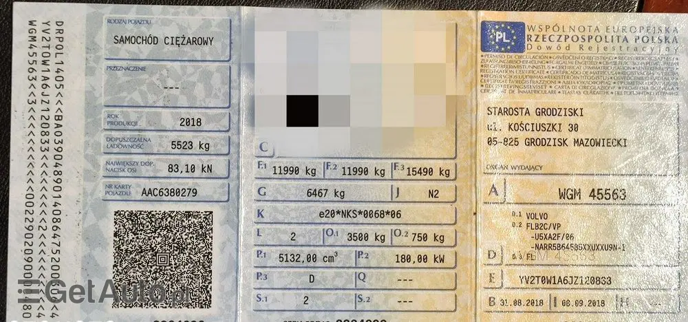 VOLVO FL12.240 E6 Firana Tył Drzwi Dach Zsuwany Bogato Wyposażony !!! 