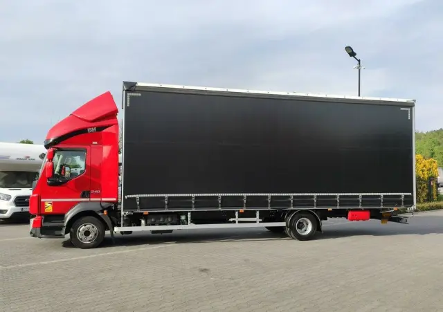 VOLVO FL12.240 E6 Firana Tył Drzwi Dach Zsuwany Bogato Wyposażony !!! 