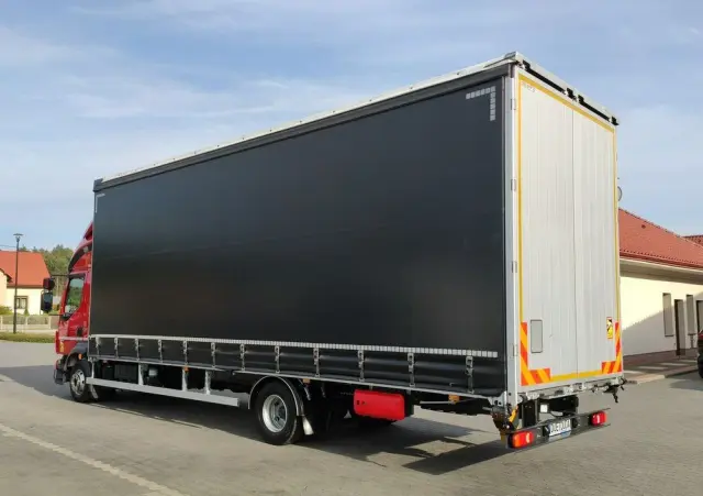 VOLVO FL12.240 E6 Firana Tył Drzwi Dach Zsuwany Bogato Wyposażony !!! 