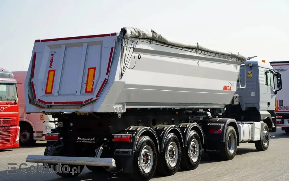 MAN TGX 18.500 / ZESTAW / 4x4 / HYDRAULIKA / HYDRODRIVE / NISKA KABINA / + WYWROTKA / MEGA /  26 M3 / 2025 